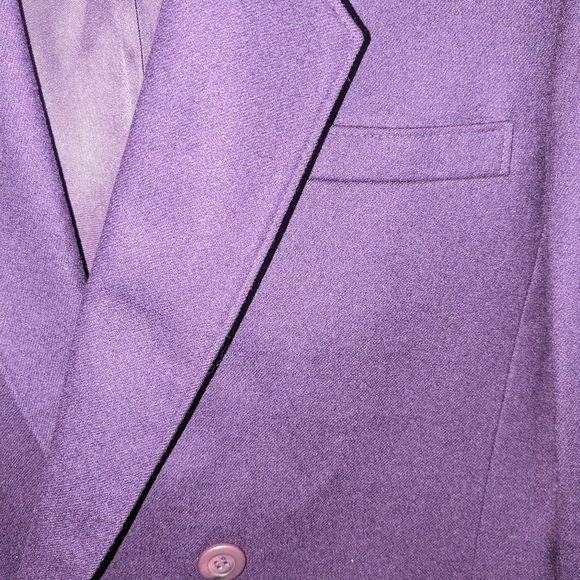 Pendleton wool blazer vintage eggplant purple - Picture 3 of 7